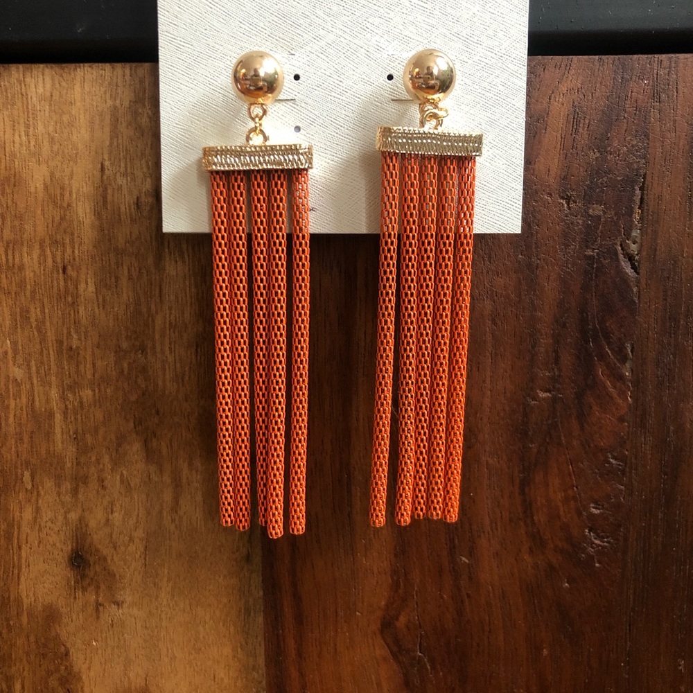 Orange Earrings